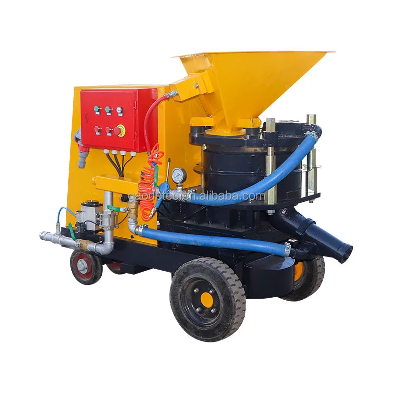 10m3/h Electric Concrete Spraying Machine with Rubber Sealing Plate Lubrication System