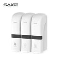 New Modern Design Waterproof ABS 200 Ml*3 Liquid Toilet Manual Soap Dispenser