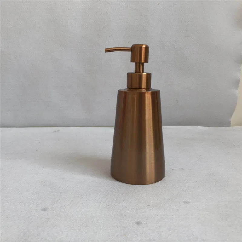 HONGDEC Rose Gold SS304 Stainless Steel Foam Soap Dispenser 350ml/400ml Large Capacity Hand Soap Dispenser for Hotel Use