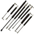 Adjustable Height Furniture Hardware Gas Piston Strut Stamping Nitrogen Gas Cylinder-Durable Steel Material Free Chrome/Black