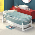 New Portable Bath Tub Easy to Store Foldable Bathtub Adult Plastic Folding Adult Bathtub With Cover and Massage Roller