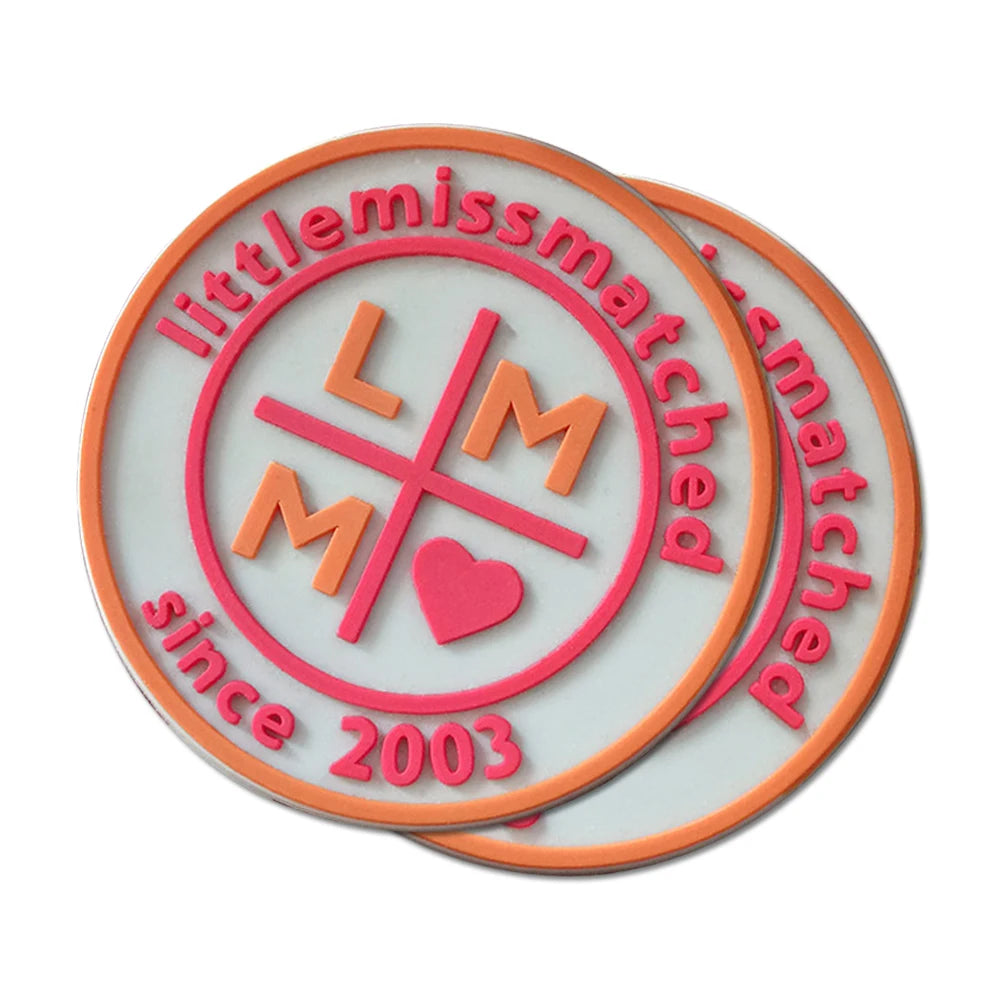 No Minimum Clothes 3D Soft Silicon Rubber Logo Patches Custom Clothes Patch