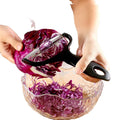Manjia Large Japanese Cabbage Graters Salad Potato Slicer New Wide Mouth Vegetables Fruit Stainless Steel Peeling Knife
