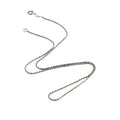 Wholesale Sterling Silver S925 Hemp Rope Chain Minimalist Men and Women Pieces Sterling Silver Plated 18K Gold Necklace Jewelry