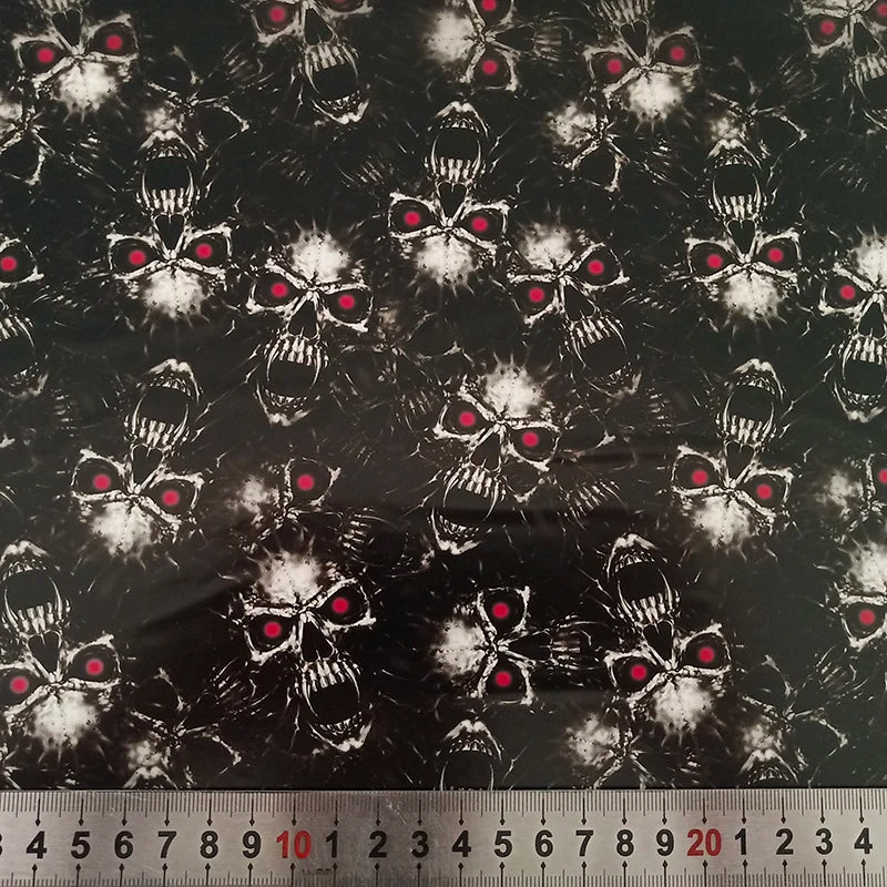 TSAUTOP 0.5Width Aquaprint Skull Print Your Own Hydrographic Film Patterns With Spray Paint