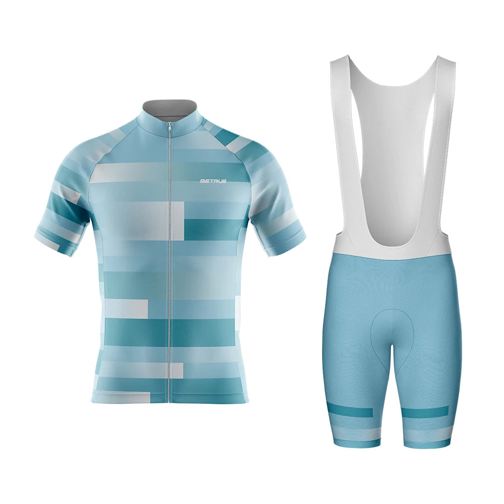 Camiseta De Ciclismo De Manga Corta Para Hombre 3+1 Bolsillos Con Cremallera