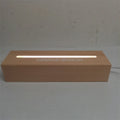 Factory Supply Wooden Led Display Acrylic Night Light Base 3D Led Lamp Stand