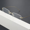 Eyewear Optical Frame Wholesale Metal Rimless Eye Glasses Titanium Frames Spectacles Eyeglasses Frames