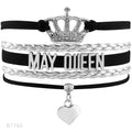 Birthday Gift January February March April May June July August September October November December BIRTHDAY QUEEN Bracelets
