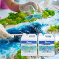 Factory Price High Quality Epoxy Transparent Casting Resin Composite Wetting Resin Ab Epoxy Resin SCULPTURE Artificial Art