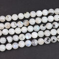Natural rainbow Blue Flash Moonstone with Tourmaline Loose Gemstone Stone Bead Strand for Diy Jewelry Making 8mm 6mm 10mm