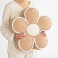 Home Decoration Flower Shape Cushion Cute Seating Pad Flower Floor Pillow Daisy Plush Chair Cushion Throw Pillow