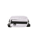 RTS in Stock Trendy Multi-Pocket Water Resistant Polyester Side Crossbody Bag White Small Phone Sling Pack Without Logo