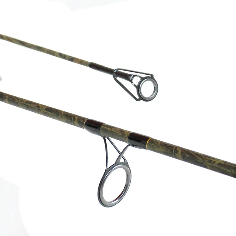Newbility 12ft 3.25lb 2 Section Carp Spinning Fishing Rod Carbon Fiber
