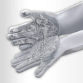 Factory Wholesale Medium Thickness Silicone Dishwashing Glove for Fall Season Kitchen Wash and Scrubbing