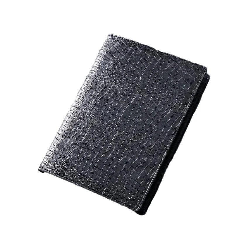 6 Ring Binder Loose Leaf Budget Binder Planner Refill Pu Leather Cover A5 A6 Binder Crocodile Pattern Notebook
