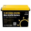 GoKWh Hot Sale 12V 340Ah 100Ah 200AH 280AH 300AH 320Ah 400AH 500AH 600AH 800AH LiFePo4 Battery Portable For Camping Car RV Boat
