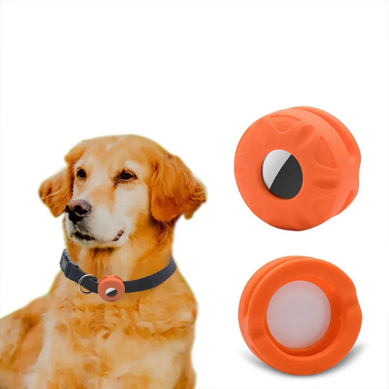 AirTag Tracker Silicone Protective Case Scratch & Wear Resistant GPS Tracker Silicone Cover for Valuables Pet Collar Accessories