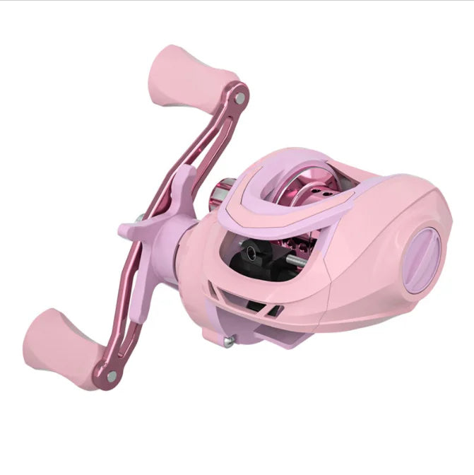 Orjd Bait Casting Reel 8kg Max Drag Saltwater Fishing Reel Light Weight 3+1 7.2/1 Casting Water Drop Fishing Reel Tackle Pescar