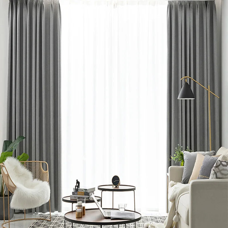 Wholesale Stock Simple Curtain Design Modern Good Curtain Fabric Curtains
