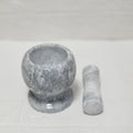Wholesale Natural Soybean Stone Grinder Acacia Wood and Marble Pepper Mill Salt Spice Seasoning Herb Mill Medicine Grinder