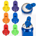 Colorful Premium Plastic Shields Tab Openers Soda Beer Beverage Can Protector Cover Manual Easy Can Opener