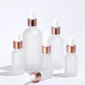 100ml Frosted Glass Dropper Bottle With Rose Gold Dropper Essential Oil/Essence/cosmetic Bottle MegaBDM