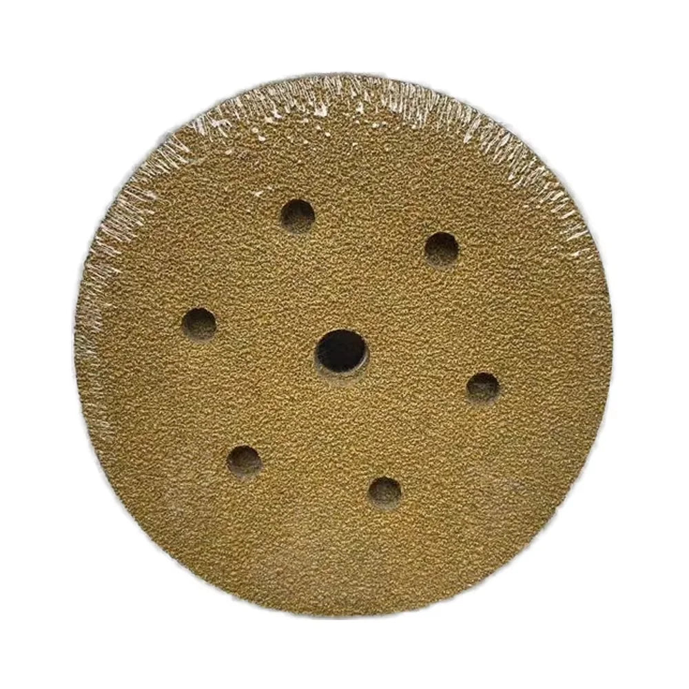 25pcs-set 30sets-carton 150mm 40/60 Grit Sanding Discs 7-Hole SATC Orbital Sandpaper Hook & Loop Pads BEST PRICE