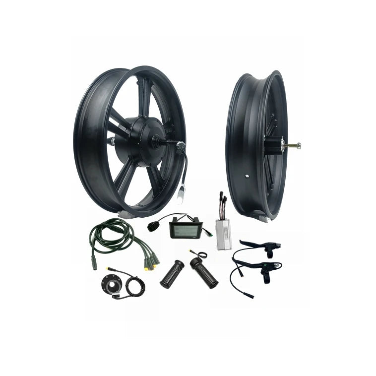 Hot Sale Ebike Hub Motor Kit 48V 750W Front Rim and Rear Wheel Hub Motor SW900 Display Ebike Kit With 25A Controller