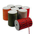 Durable 325lb Polyester Nylon Cords Braided Tent Rope for Camping Packaged Braided Parachute Ropes
