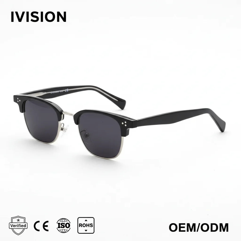 2025 Custom Logo High Quality Polarized Sunglasses Fashion Sunglasses for Men Casual Trend for Cycling and Vacation