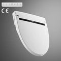 Ultra Slim Smart V-Shape Toilet Lid Heated Auto Electric Remote Control Toilet Seat Cover