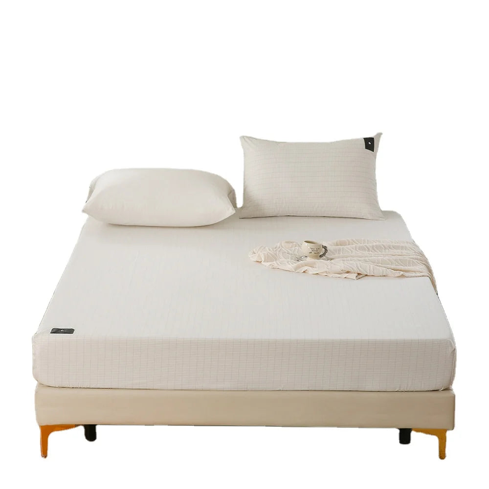 Earthing Fitted Sheet Twin Size 200 X 100 X 25 cm Single Faraday Bed Include a Grounding Cord for Sleep Better