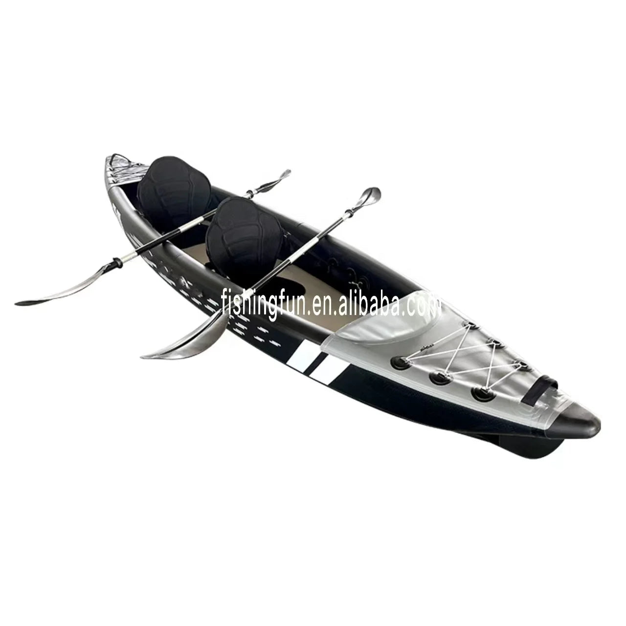 Factory Wholesale Rowing Boats Fishing Kayak  2 Person Kayak with Accessories Folding Kayak Water Sports