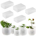 Hot 100 Pcs Biodegradable Non-Woven Nursery Bags Vegetable Seed Starter Bags Container Plants Pouch Transplant Pots Grow Pouch