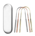Tongue Scraper 100% Surgical 304 Stainless Steel Tongue Cleaner Tongue Brush for Oral Care Improve Bad Breath and Fresh Breath
