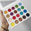 20 Color Personalized Custom Logo Makeup Set Empty Eyeshadow Palette Packaging Box