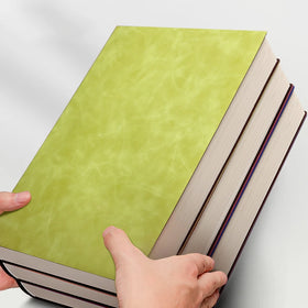 A4 Thick Book Thickened Large Notepad Soft Leather Diary School Notebooks Journal Notebook for Students Customizable
