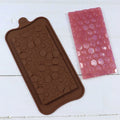 1100 Silicone Chocolate Mold at Whole Piece Hexagonal Shape Waffle Mold Silicone Cake Decoration Mold Candy Chocolate Resin Bpa
