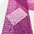 Newly Sparkle Stone Lace Embroidery Lace Fabric