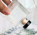 Flat Stripes Perfume Diffuser Bottle 100ml 200ml Oil Glass Bottle with Reed Sticks