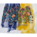 Accept Customization Net Lace Fabric Various Colors of Optional Clothing Embroidery Fabrics