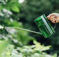Transparent Garden Plant Plastic Watering Can Pot with Stainless Steel Spout