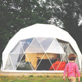 Garden Greenhouse Outdoor Cotton Glamping Waterproof 9m Igloo Tent Dome