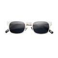 Retro Sun Shade Frames Polarized Vintage Square Unisex Fashion Metal Sunglasses