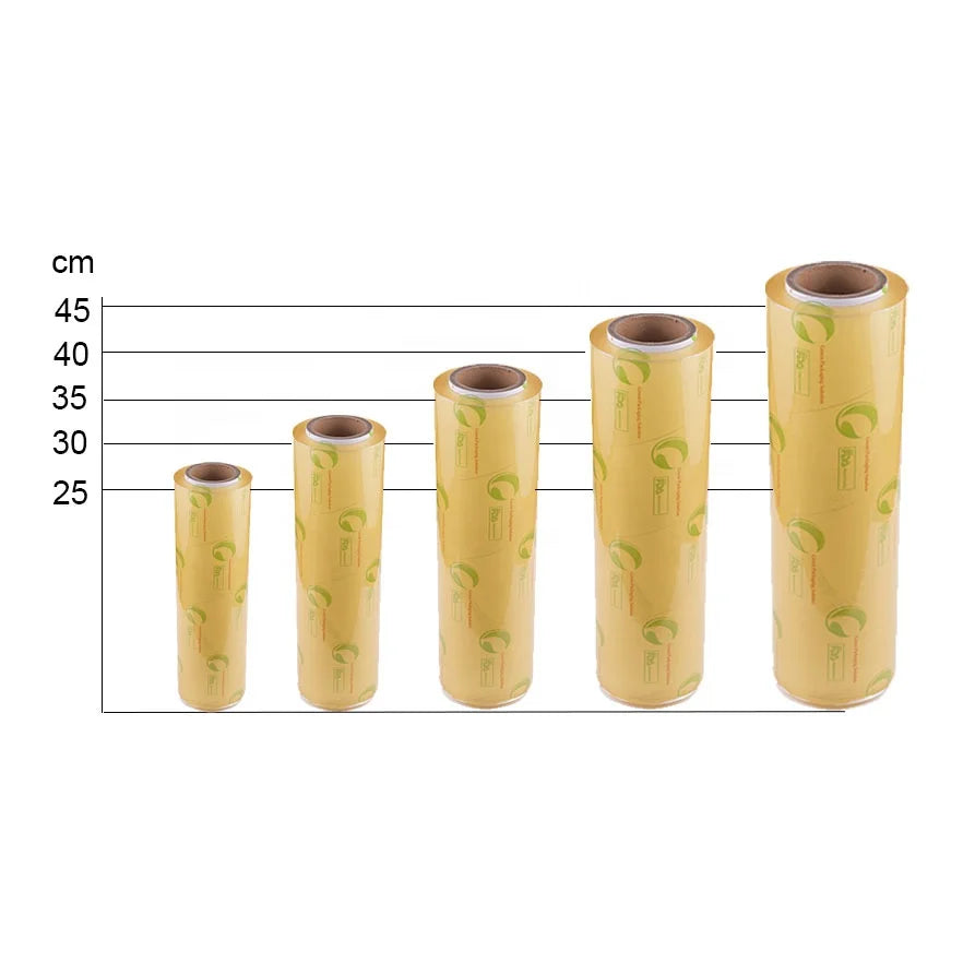 Film Stretch Alusa Plastico Transparente PVC Cling Film Food Grade 30 Cm X 300 Mt