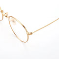 Designer Petite Wire Glasses with Gold Metal Frame Eyeglasses Frames