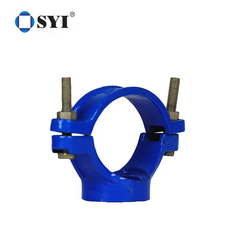 UAE Popular Heavy-Duty PVC Pipe Saddle Clamps FBE Coated Quick Release Heavy Industry Use Customized Size OEM Available