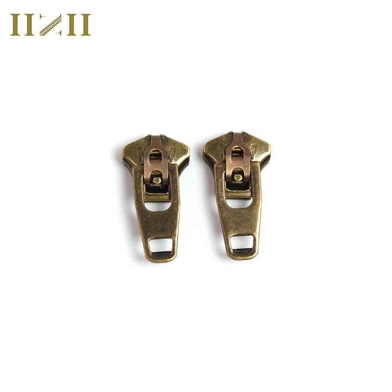 China Supplier 4.5 YG Metal Brass Zipper Slider for Denim