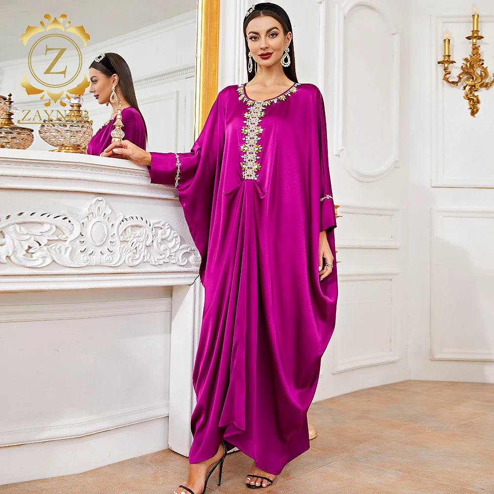 Hidjab Robe Muslim Abaya Habaya Dubai Women Muslim Dress Pleated Nida Fabric Islamic Clothing Women for Abaya
